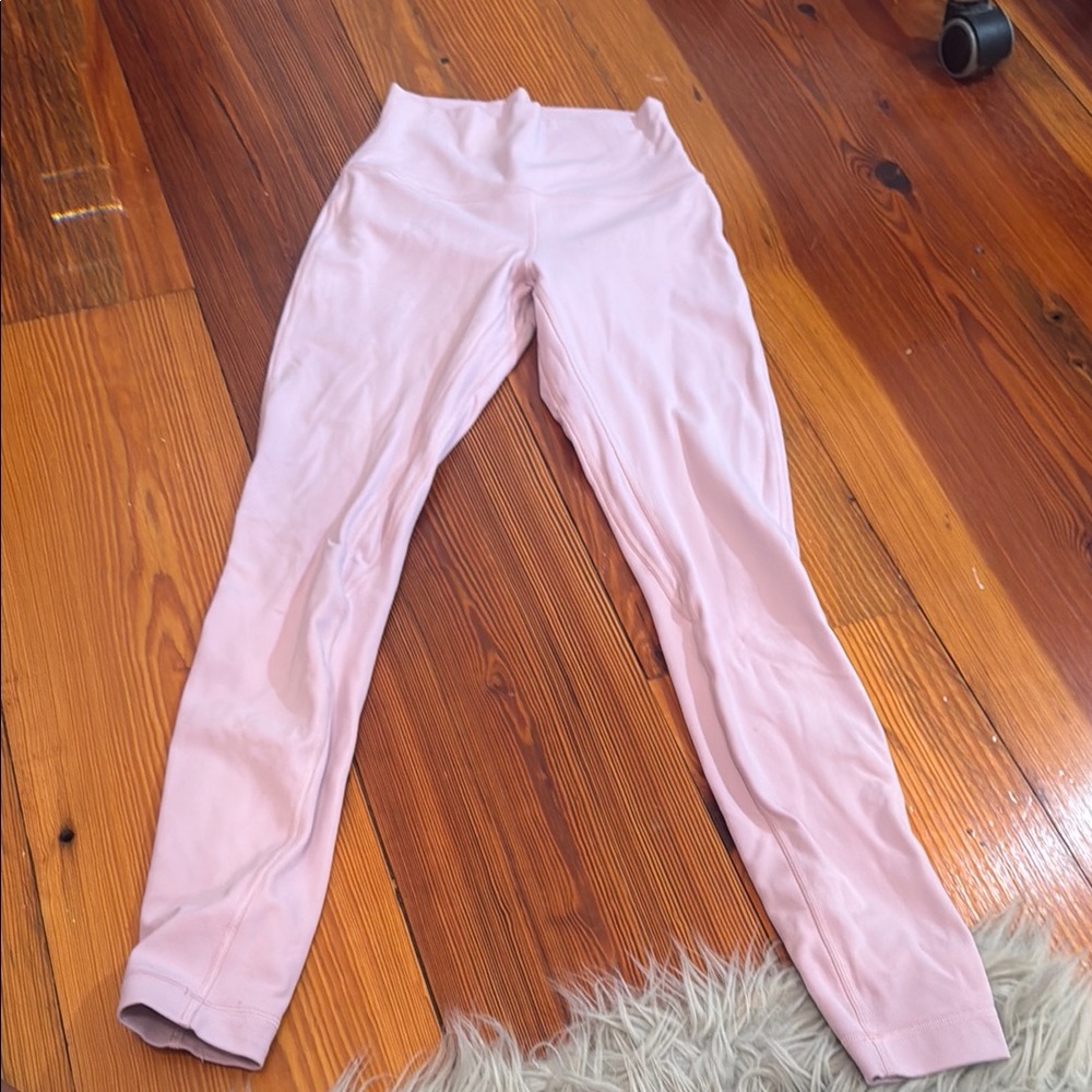 Lululemon Athletica Light Purple High Waist Leggings Double Lined